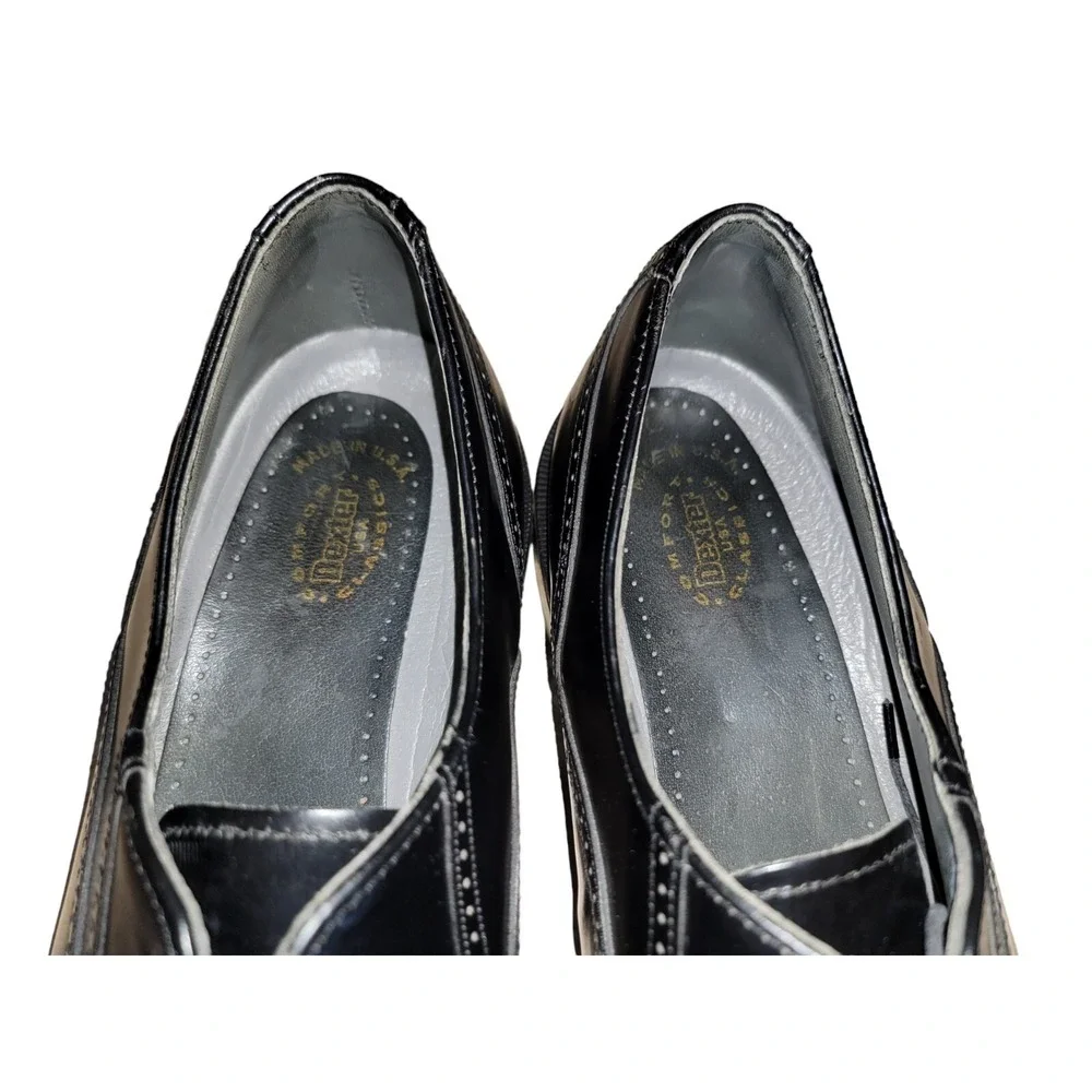 Dexter Men's Wing Tip Black Leather Oxford Brogue Dress Shoes Size 14 M USA
